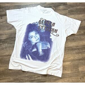 Vintage Gloria Estefan & Miami Sound Machine T Shirt Men's 2XL Brockum RARE 1989